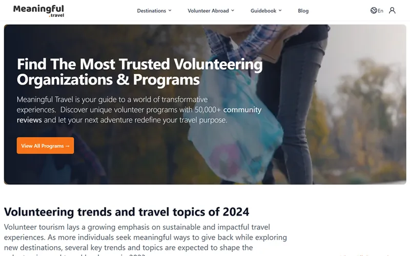 Meaningful Travel: Multi-Company Travel Marketplace Platform